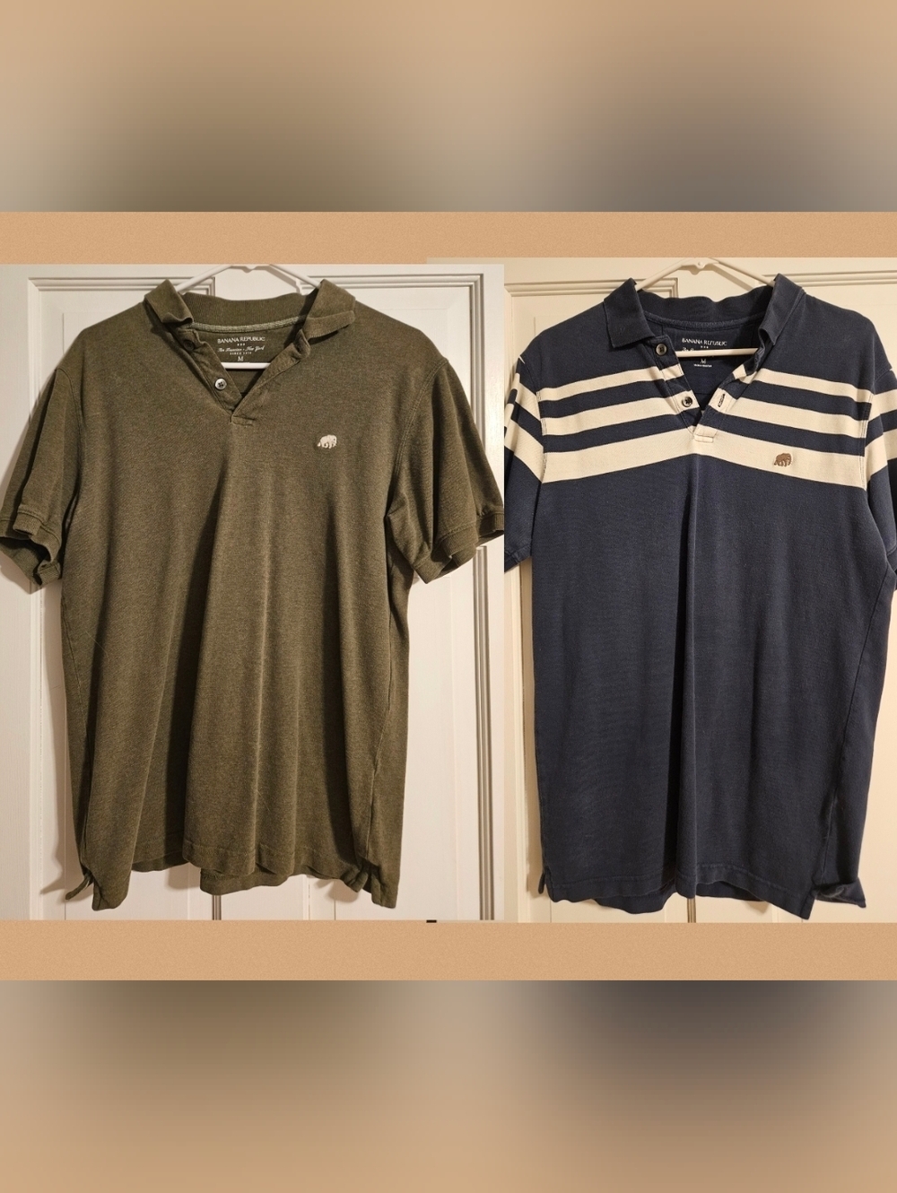 Pair of Banana Republic Polo Shirts